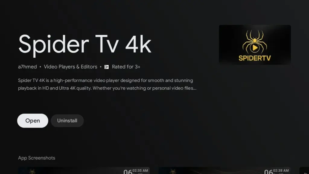 تفعيل تطبيق Spider TV 4k